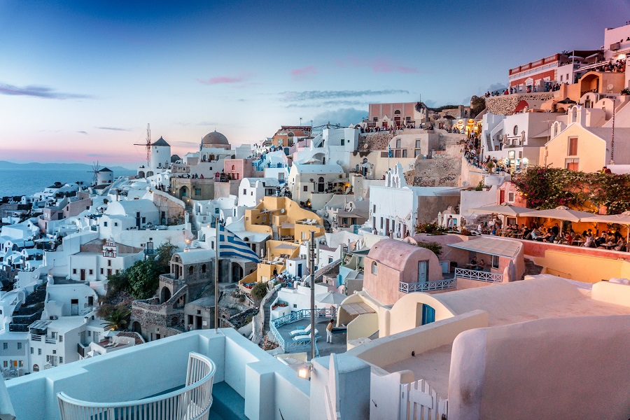 Santorini romanticismo